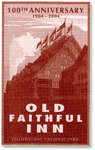 Old Faithful Inn poster.