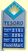 The price of gas.